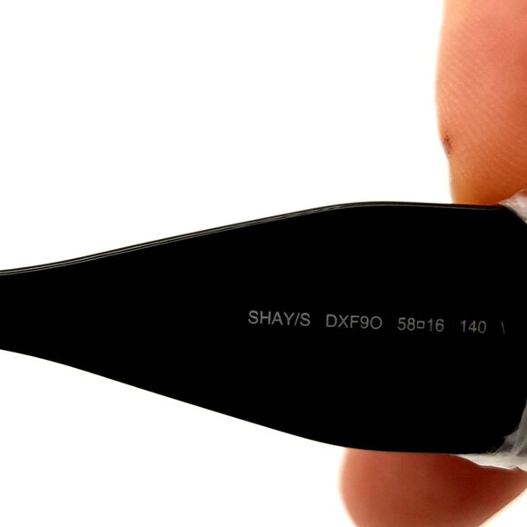 Jimmy Choo Sunglasses 58MM Black Sparkle Luxury Designer Italy Chic Modern - Picture 6 of 7